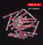 50/100/200Pcs Waterproof Solder Seal Heat Connector Shrink Butt Connectors Lug Terminals Electrical Wire Car Insulated Terminal