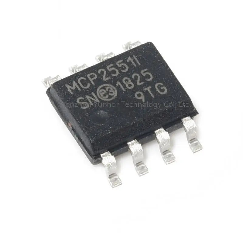 2pcs MCP2551 SOIC8 MCP2551 Integrated Chip Lead Free For Prototyping integrated circuit