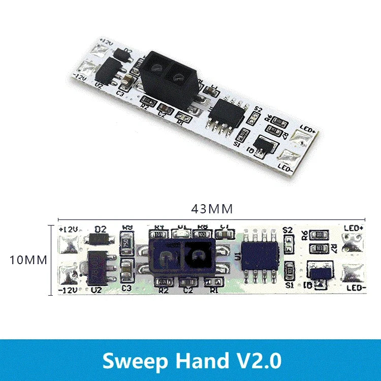 Touch Switch Capacitive Module PIR Motion Sensor 5V-24V 3A LED Dimming Control Lamps Short Distance Scan Sweep Hand Sensor