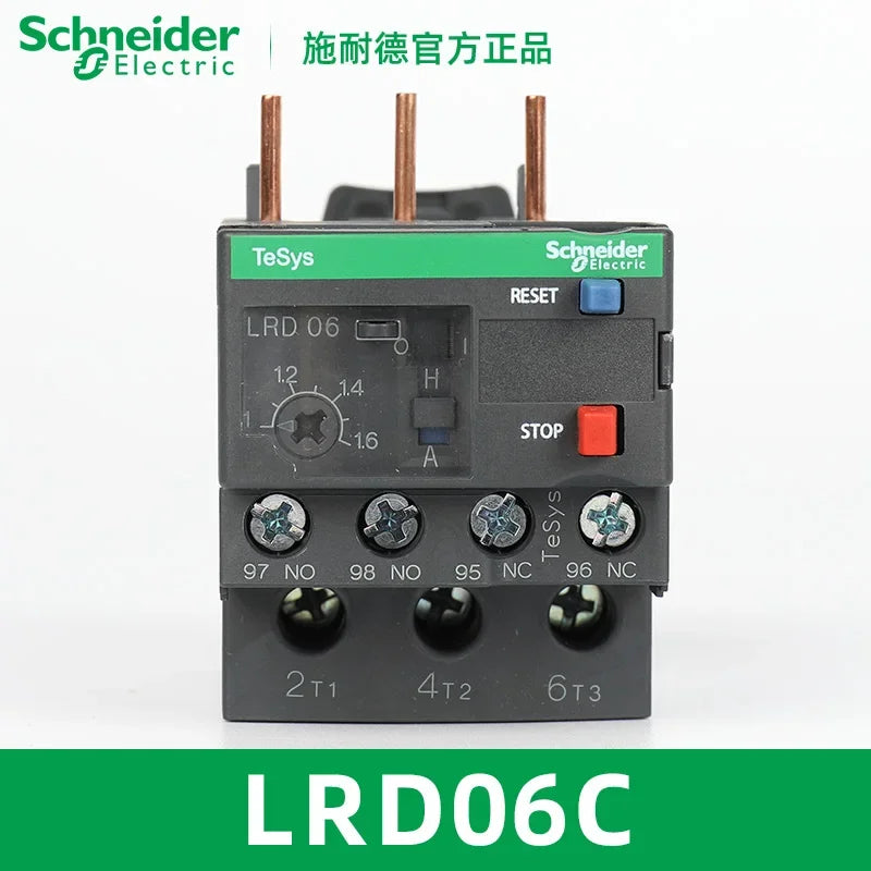 Schneider Electric Relay LRD01/3/5/6/7/8/10/12/14/16/21/22/32C Thermal Overload Relay LAD7B106C