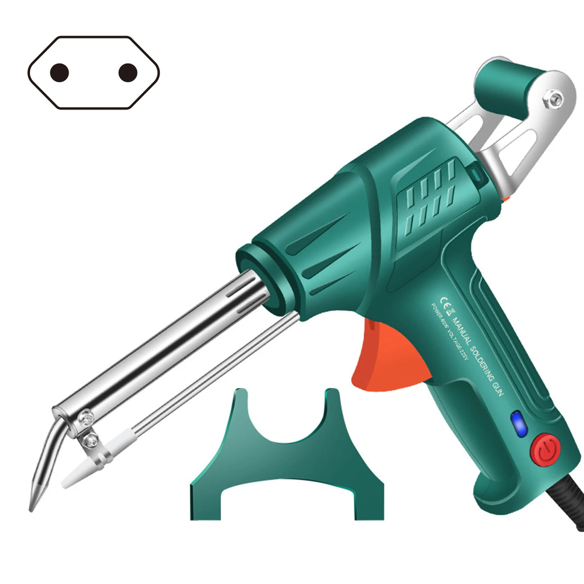 Electric Soldering Iron Gun Hand-Held Internal Heating Soldering Iron Automatically Send Tin Gun Soldering Welding Repair Tool