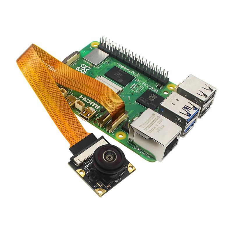 Raspberry Pi 5 8MP Camera IMX219 Sensor Chip CSI Interface 77° 130° 160° 200° Camera Webcam for Raspberry Pi 5 Zero W 2W