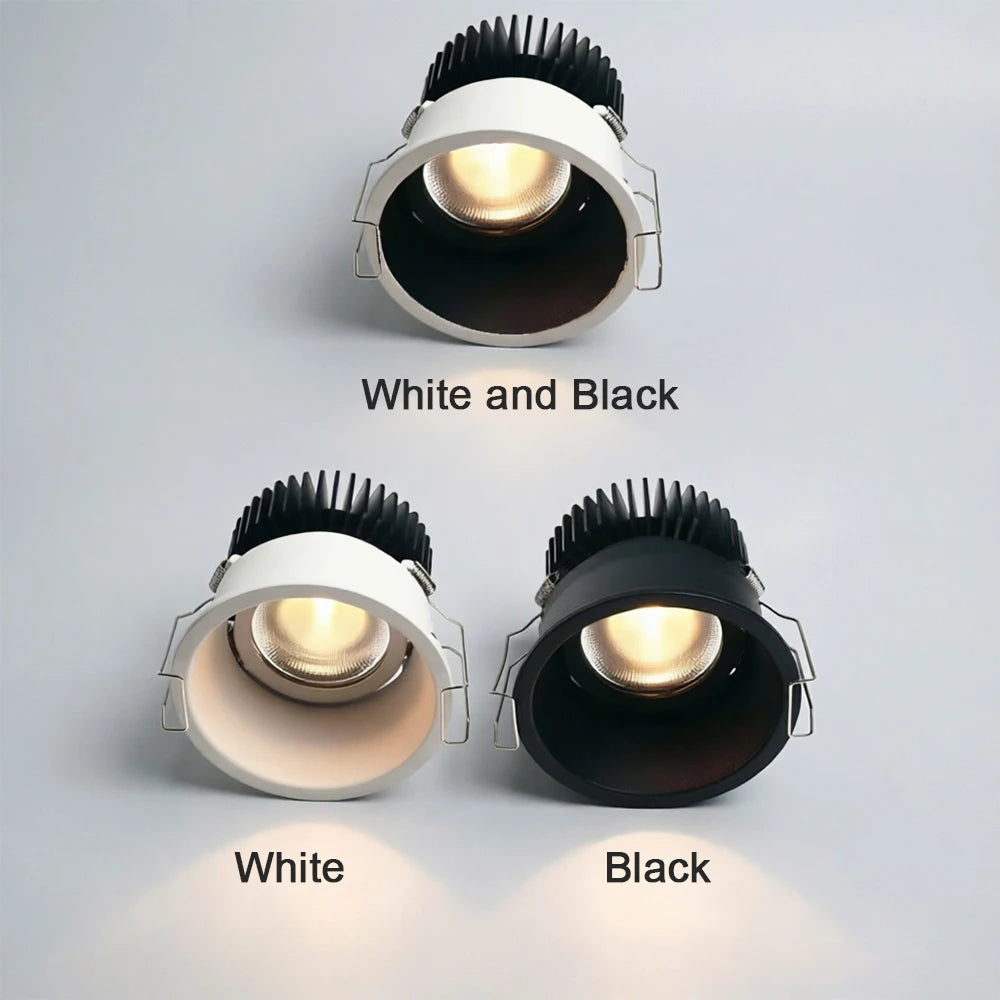 Narrow Border Adjustable Dimmable Embedded LED Spotlight Tuya Bluetooth/Zigbee Matter 3CCT Smart LED Ceiling Home Commercial