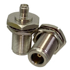 N to SMA RP-SMA Adapter Kit RF Coaxial Connector Set N Male/Female to SMA Male/Female 50 Ohm for Ham Radio