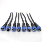 M15 Industrial Aviation LED Power Cord 2Pin 3Pin 4pin 5pin Waterproof Male Female Plug Connector AC/DC Automobile Plug-in IP67