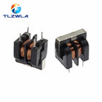 100PCS UU9.8 UF10.5 Common Mode Choke Inductor 10mH 20mH 30mH 40mH 50mH For Filter Pitch