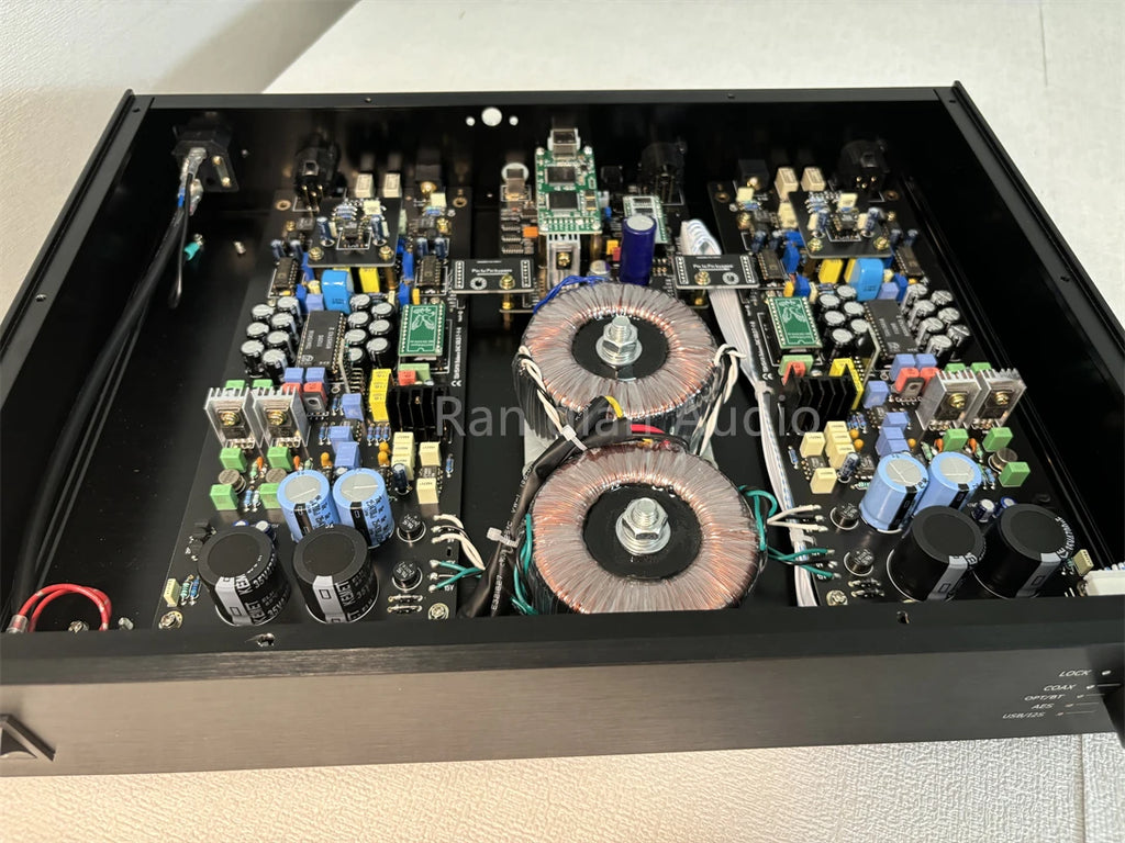 TDA1541 Balanced Version DAC Decoders,SAA7220PC+CS8412,Support External Clocks,11.2896MHz&12.288MHz,AES+USB+Coaxial,Fiber optic