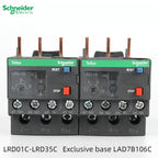 Schneider Electric LRD Series Thermal Overload Relay LAD7B106C Models LRD01/3/5/6/7/8/10/12/14/16/21/22/32C for Electrical Contr