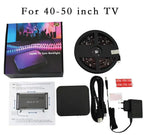 WACUAAO LED HDMI Sync TV Backlight for PS5/Apple TV/Fire Stick, Immersive Gaming Light Strip, Works with External TV Boxes ONLY