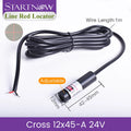 Light Red Cross Positioner 660nm 100mw Laser Diode Module Focusable Beam Cross Laser Locator For Woodworking Carving Machine