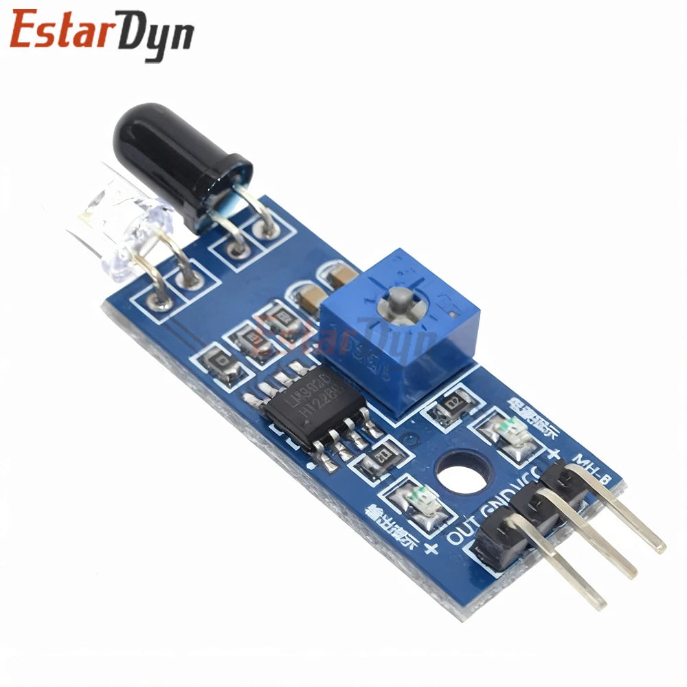 Estardyn High-Precision Digital IR Infrared Obstacle Avoidance Sensor Module 3-Pin KY-032 for Robot Smart Car DIY Project