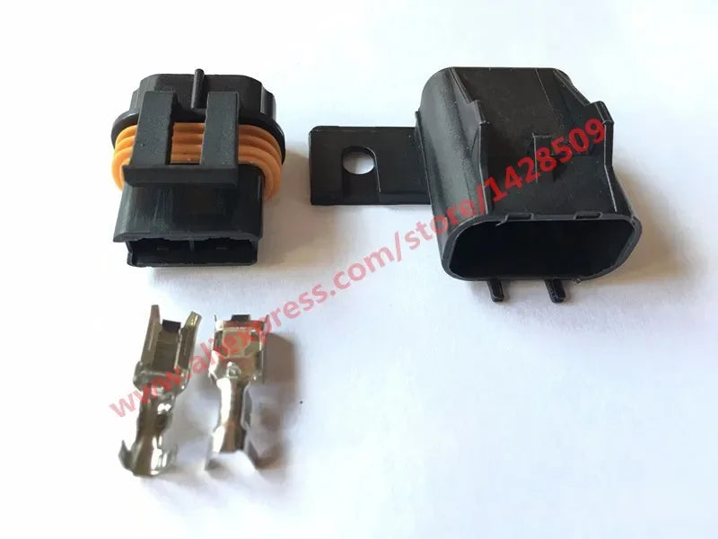 1 Set 2 Pin Sealed Connectors For Inline Fuse Wiring Automotive Connector 12033731 12033769 12103172 12034269