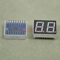 100pcs LED Display 5621BR 5621AR 0.56 Inch 2 Digits 7 Segment Red LED Display 18 Pins Share Common Anode Cathode Digital Display