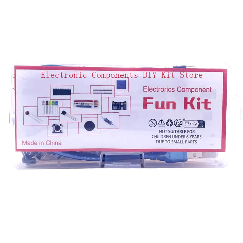 2025 New 830 Hole Breadboard Kit For R3 Component Pack Beginner Kit 3386P Potentiometer Dupont Wire Keypad LED Resistor