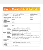 ENMG Differential Signal Converter TTL to HTL Differential to Open Collector Single-Ended Pulse NPN PNP Compatible 5V to 24VDC.