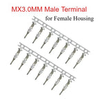 10PCS MX3.0 3.0mm Pitch Micro-Fit 3.0 Double Row Connector Housing 2*1/2/3/4/5/6-12Pin Male Female Housing Terminal 43030 43025