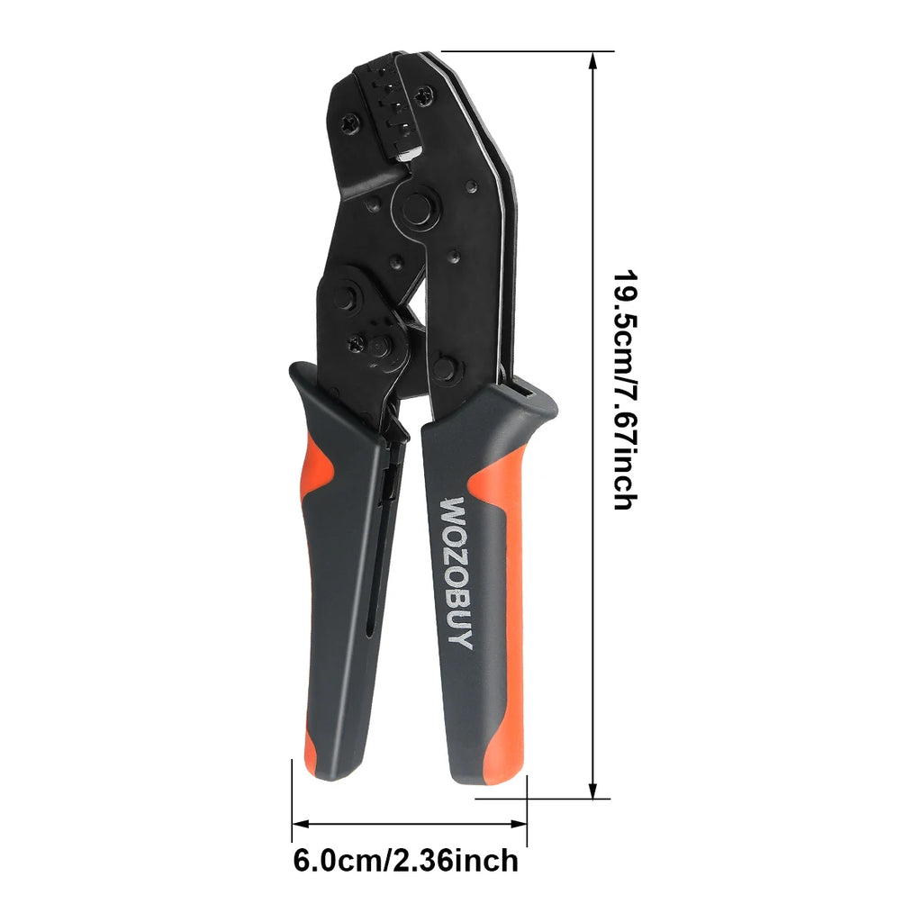 VK-58B Crimping Tool Ratchet Wire Crimping Pliers for JST Dupont Terminals SATA Pin Crimping AWG 24-16 0.25-1.5mm² Spring Loaded