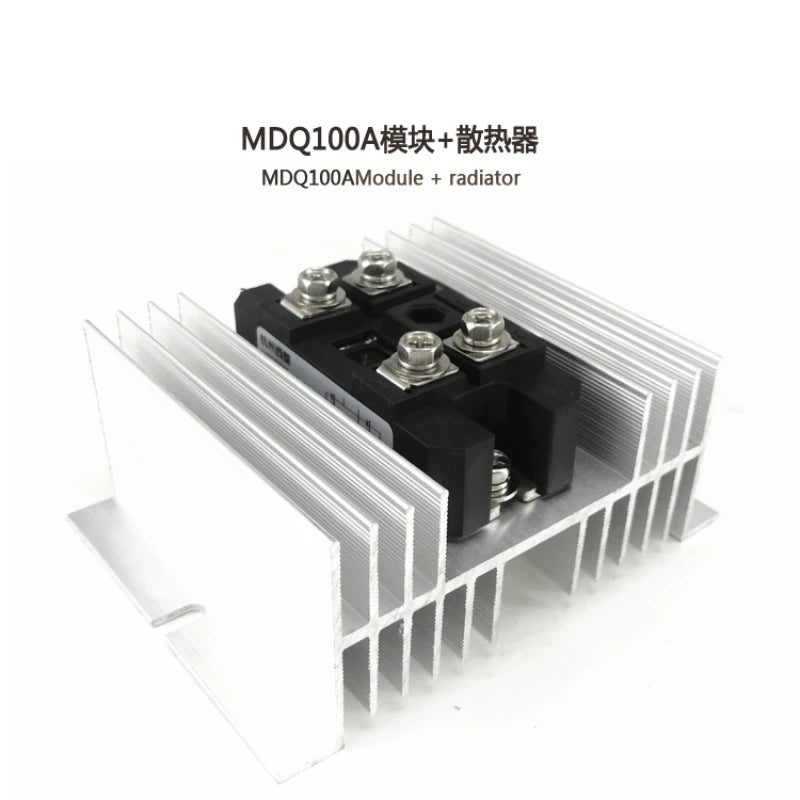 MDQ100A1600V single-phase rectifier bridge 12V 24V 36V 48V 220V 480V AC-DC module 100Amp 1600V  Diode Rectifier