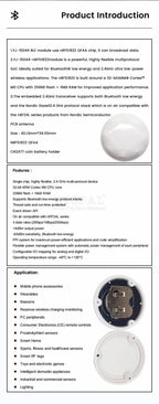 NRF51822 Beacon BLE4.2 4.0 Bluetooth Module Indoor Positioning Waterproof Long Range Programmable Tracker for IBeacon with Batte