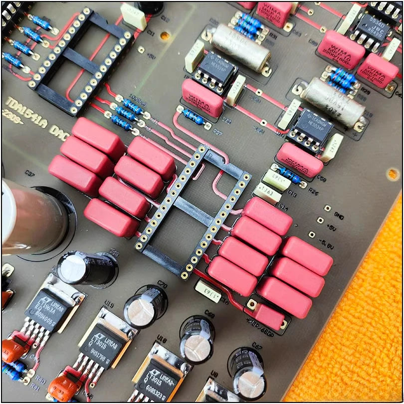 TDA1541 chip DAC audio decoding board PCB finished DIY 10th anniversary commemorative improved version