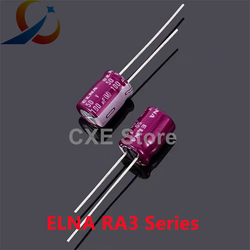 ELNA RA3 Series HiFi Audio Capacitor 16V 25V 50V 63V 10uF 22uF 47uF 100uF 220uF 470uF 1000uF 2200uF 3300uF 10000uF Original NEW