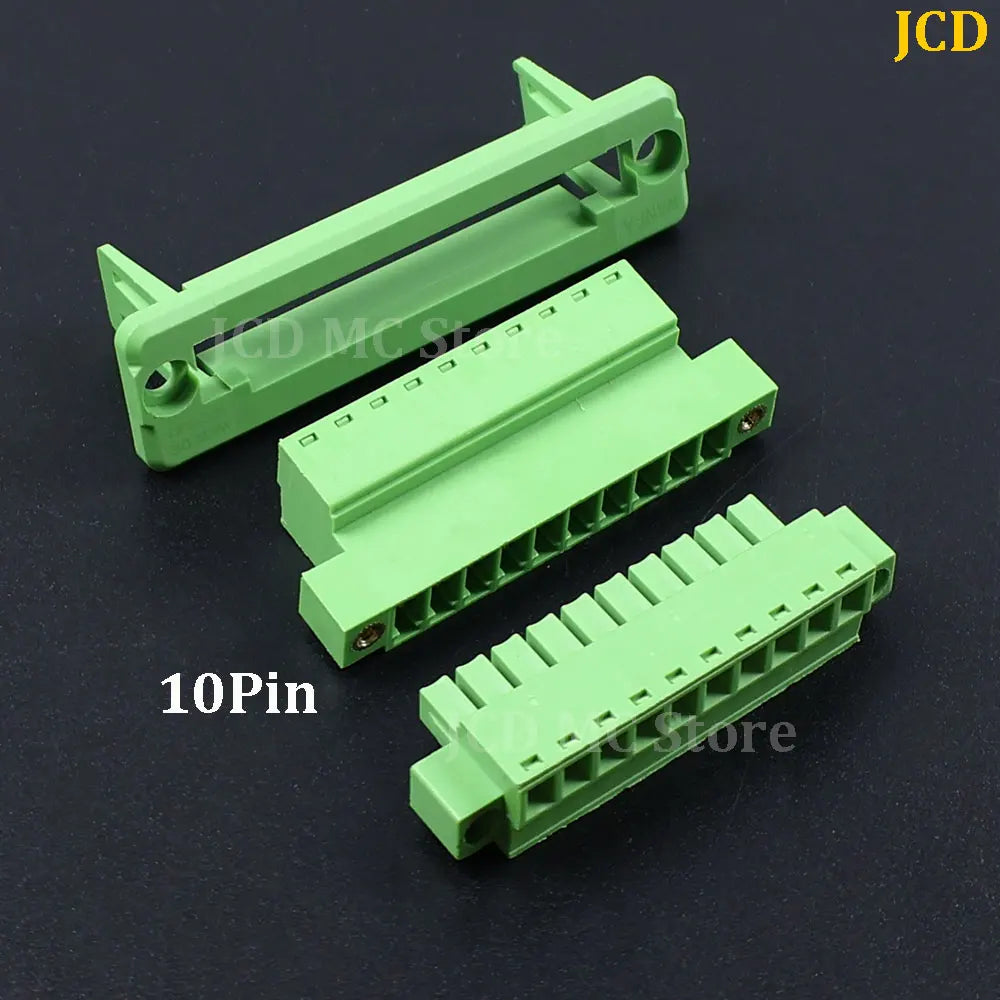 1/3/5 Set WF2EDG Pitch 3.81mm 2P/3P/4P/5P/6P/8P/9P/10P/12P/16P/24P Pluggable Terminal Block Connector 15EDGWC 3.81mm Pitch