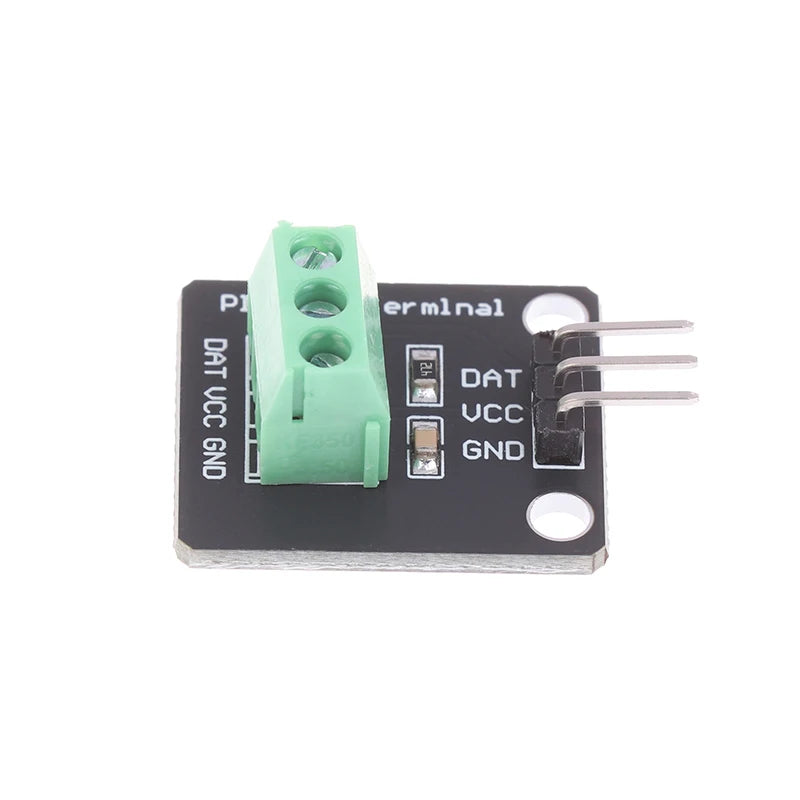 DS18B20 Temperature Sensor Module Waterproof Digital Sensor Cable Stainless Steel Probe Terminal Adapter For Arduino