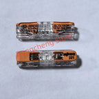 WAGO holes Lever wire connector 221-412 221-413 221-415 221-612 221-613 221-615 Quick Wiring terminal 0.14-4mm²/AWG24-12 2/3/5