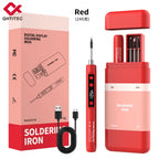 JCD Wireless Soldering Iron Portable 180-450 °C Adjustable Temperature built-in battery with 3Tip Soldering Tool Kit USB-5134