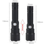 IR 850nm/940nm Tactical Infrared Radiation Zoomable LED Flashlight Type-c USB charging Focus Night Vision Hunting Torch