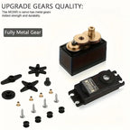MG995 55g High-Speed 180-Degree Micro Servo Motor with Metal Gear - Ideal for RC Robot, Helicopter, Car, and Boat Control - Fast