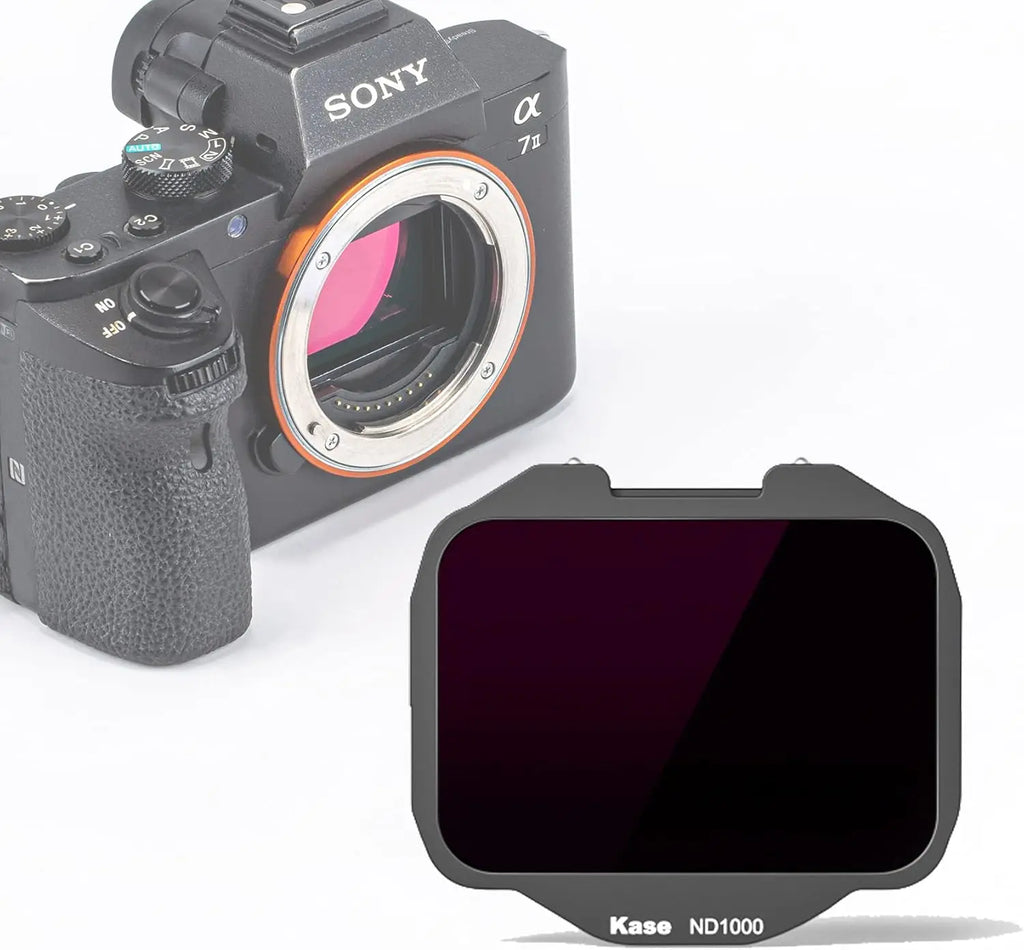 Kase Clip-in ND1000 ND Filter Compatible Sony A7 A7R A7S A9 FX3 A1 A7CR Built-in Neutral Density Filter No Vignetting