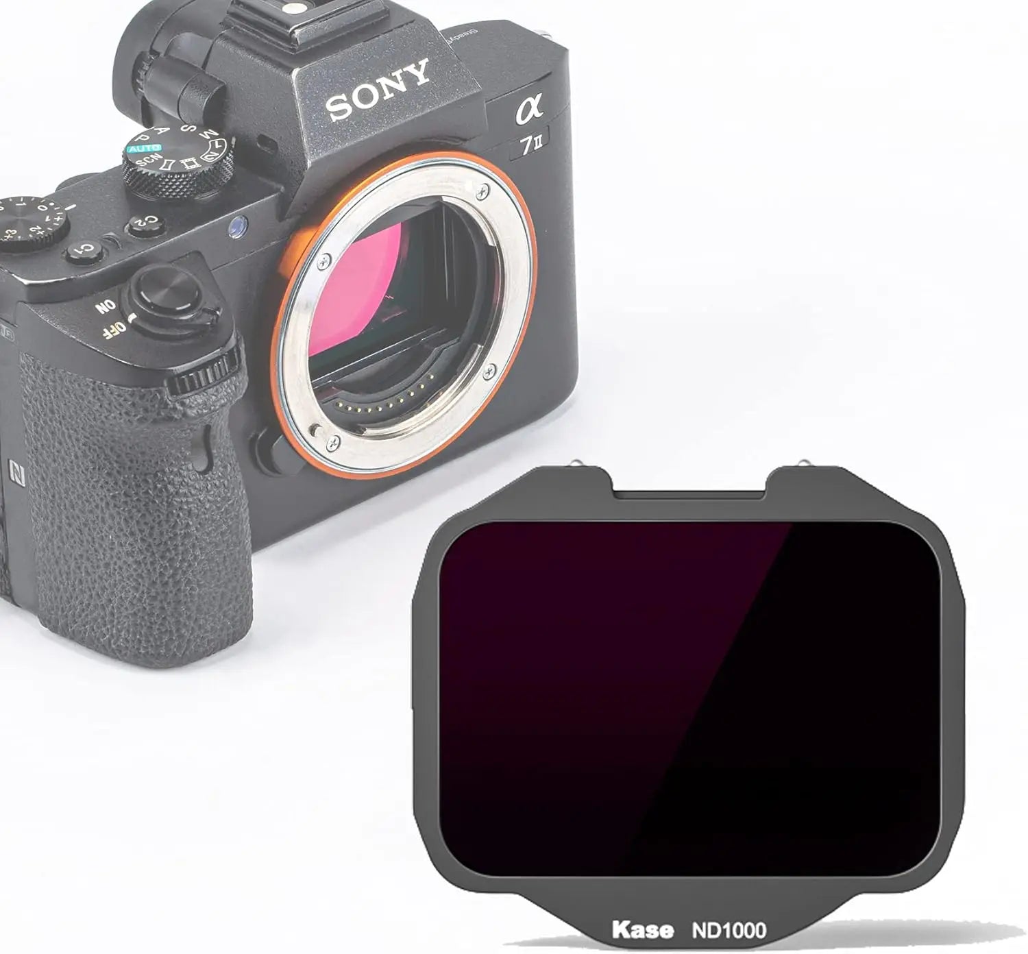 Kase Clip-in ND1000 ND Filter Compatible Sony A7 A7R A7S A9 FX3 A1 A7CR Built-in Neutral Density Filter No Vignetting