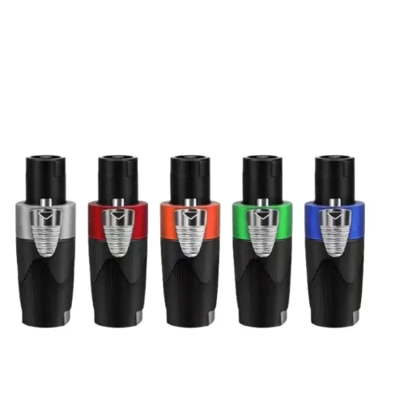1PC Speaker Powercon connector Speakon 4 Pole Plug Male Professional audio power plug usb c connector  conector bico injetor JUY