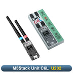 M5Stack Unit C6L LoRa Communication Unit ESP32-C6 Wi-Fi 6 & SX1262 868-923MHz Supports Meshtastic with OLED for IoT