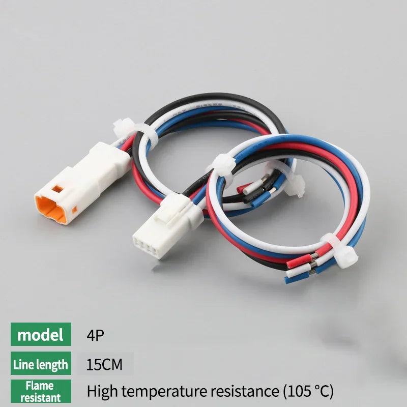 5/20/100sets Waterproof JST JWPF Connector 2p/3p/4p/6p/8p Plug Socket 20awg/0.5m ² Wire Harness 02t/02r/03t/03r With 15CM Wire