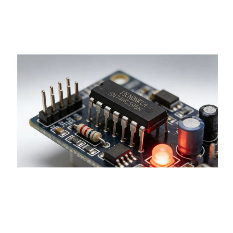 10PCS SN74HC595N 8-bit Serial-in, Serial or Parallel-out Shift Register with Output Latches; 3-state