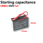 Washing Machine Starting Motor Run Capacitor CBB60 450V 5UF 10UF 15UF 20UF 25UF 3 4 5 6 8 12 14 16 18 30 35 40 45 50 60 70 80 UF