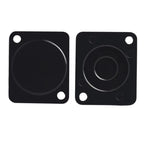 1pc Metal Round/D Type Module RJ45 CAT6&USB 2.0/3.0&Type C&HDMI-Jack Socket Through Network Panel Mounting Electronic Connector
