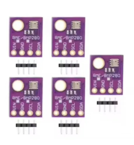 5pcs BMP280 3.3V 5V High Precision Atmospheric Pressure Sensor Module Digital Barometric Temperature Humidity Sensor Module