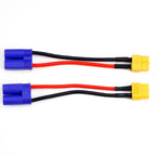 1/2/5PCS XT60 to EC5 Connector Adapter Charge Cable Lead Wire 14AWG 10CM for ISDT Style Chargers