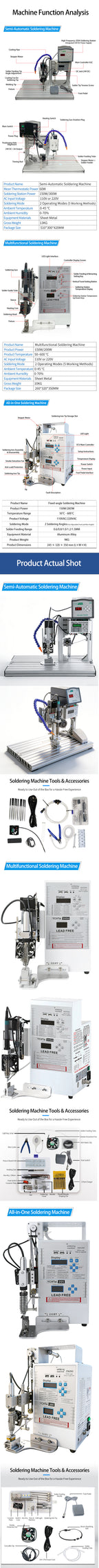Semi-automatic Soldering Machine Foot Pedal Stable 110V/220V Soldering Station Spot Welder for USB/Aviation Plugs & Motor Wiring