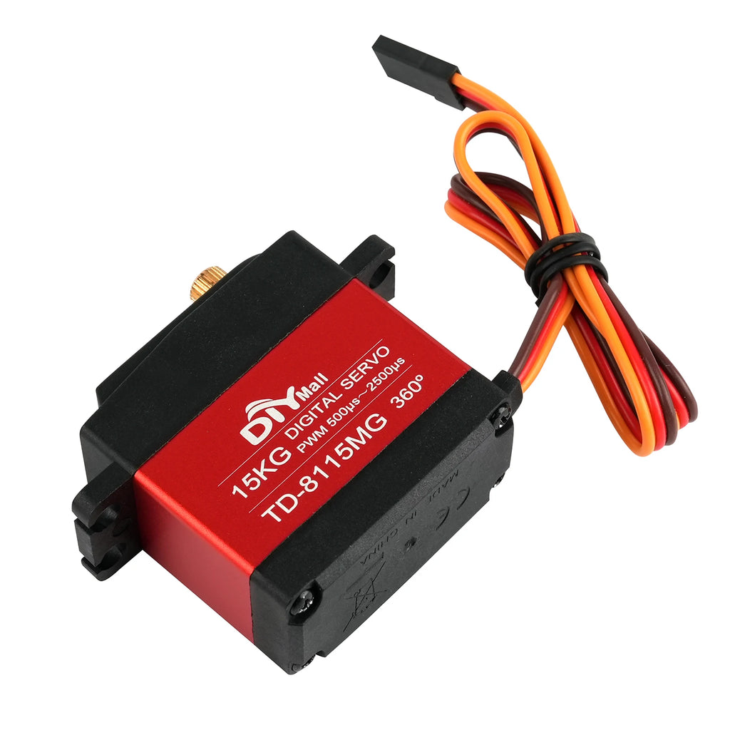 Waterproof 15KG TD-8115MG Robot Digital Servo 180/270/360° Digital Servo Motor Metal Gear For RC Model Car Airplane Robotic Arm