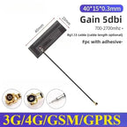 2PCS Full Frequency 5G 4G LTE GSM GPRS 2G 3G NB-IoT Module with Built-In FPC/PCB High Gain Patch Antenna for IoT Device