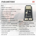 ESP32-S3-DevKitC-1 Development Board BT 2.4G Wifi Module for Arduino 8MB PSRAM 16MB FLASH N16R8 44Pin CP2102 Type-C ESP32S3