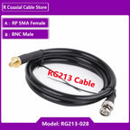 BNC Male to BNC / SMA RF Coaxial RG213 Cable Pigtail Radio WIFI Extension Cable Cellular Amplifier Cell Phone Signal Booster