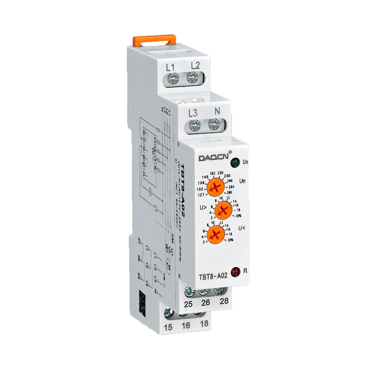 New TBT8 three phase motor protector 3 Phase failure Phase Sequence Voltage Monitoring Relay Voltage Sensing Protection Relay