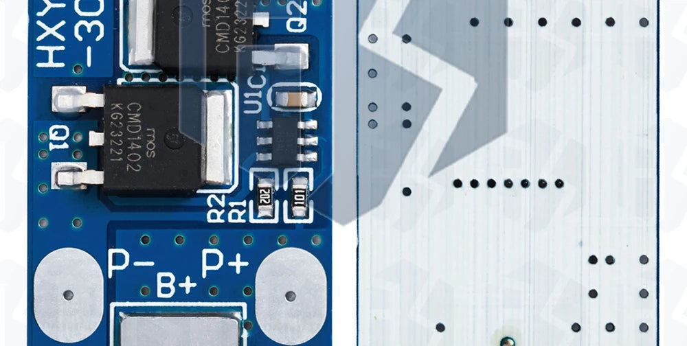 BS Lifepo4 Battery BMS 1S 3.2V 7A Charging Board Short Circuit Protection PCM Self Recovery With Temperature Protection