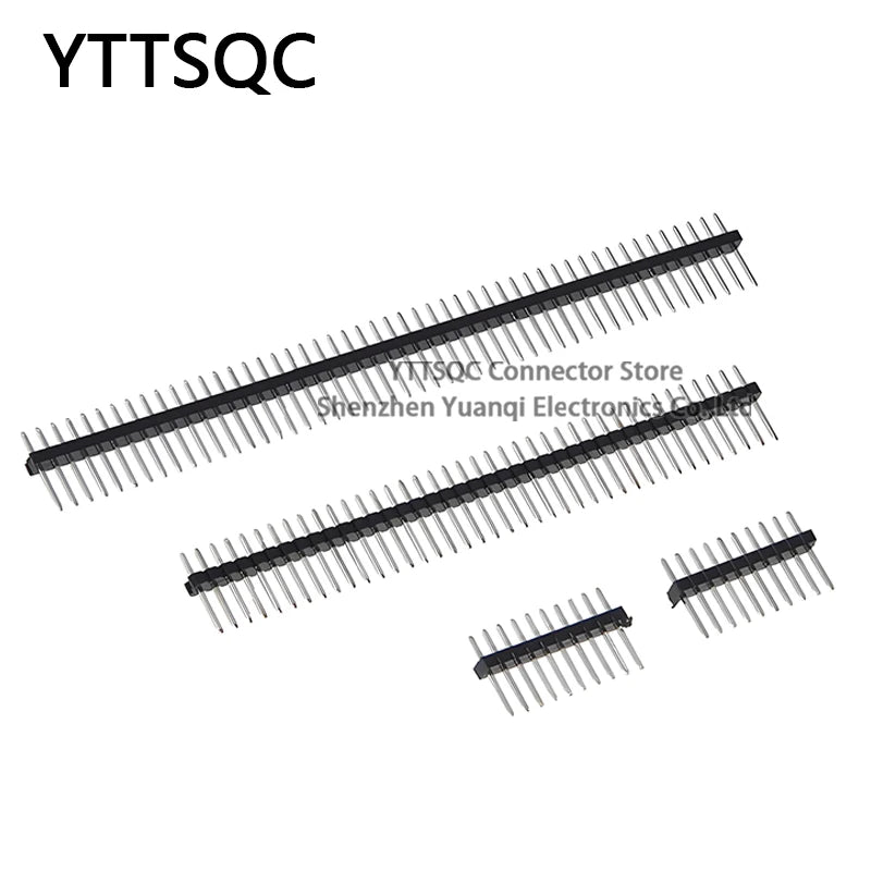 10pcs 1.27mm Long Pin L11/12/14mm 0.05" Straight Single/ Dual Row Gold PCB Male Pin Header Strip Jumper 1x40p 1x50p 2x50p