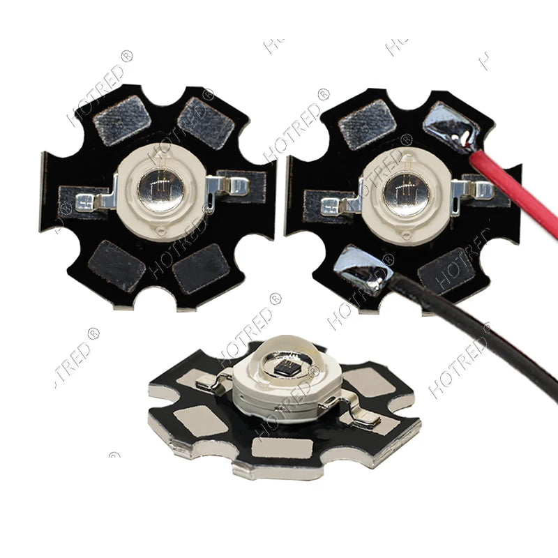 1-10pcs IR LED 3W 5W 1050nm High Power Infrared Chip 1.2-1.8V 700mA 1400mA Diode Light Laser Lamp for Night Vision CCTV Camera